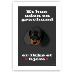 Et Hus Uden Gravhund - Plakat