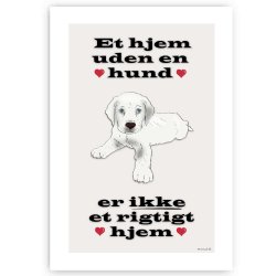 Et Hjem Uden Hund - Plakat