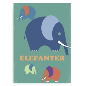 Elefant Plakat