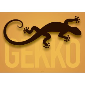 Gekko Plakat