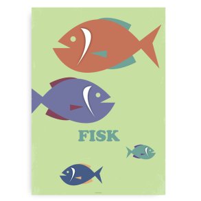 Fiske Plakat