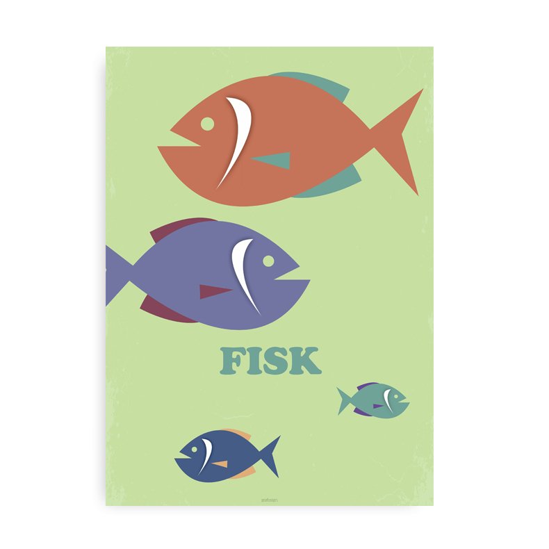 Fiske Plakat