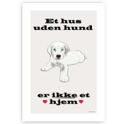 Et Hus Uden hund - Plakat