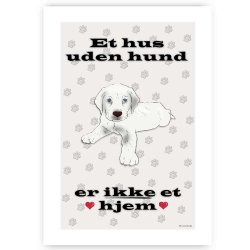 Et Hus Uden hund - Plakat