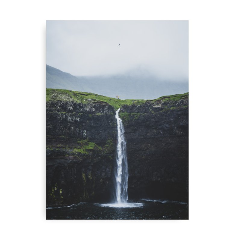 Gasadalur Waterfall Fotokunst