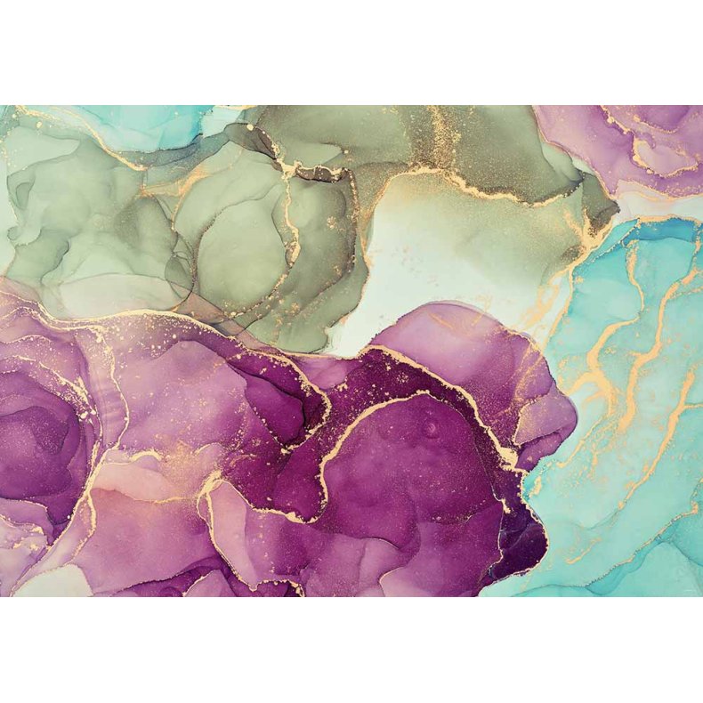Marmor Regnbue - Kunstplakat