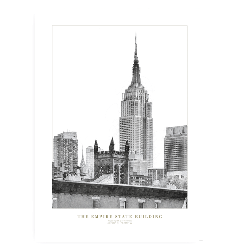 The Empire State Building Plakat