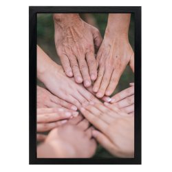 Ramme Grace - Sort -  50x70 Cm.