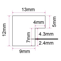 Ramme Ivy - S�lv - 10x15 Cm.