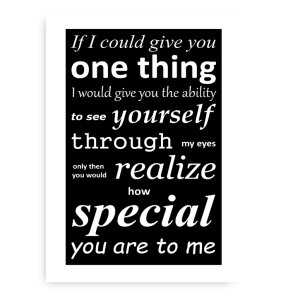 If I Could Citatplakat 