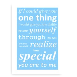 If I Could Citatplakat 