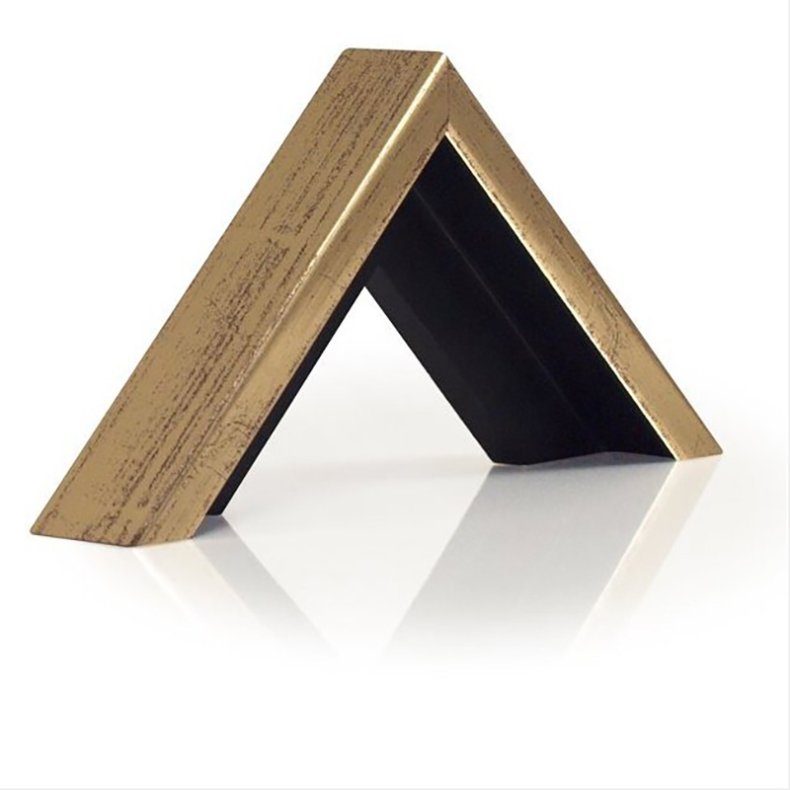 Lrredsprint 20x20 Cm. - Inkl. Guld Svveramme