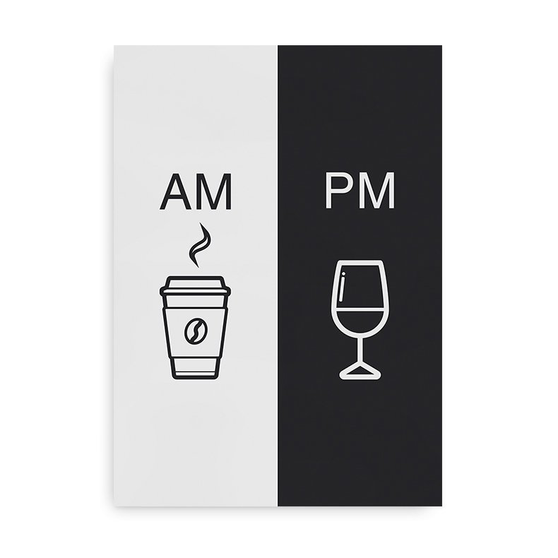 Coffee And Wine - Plakat