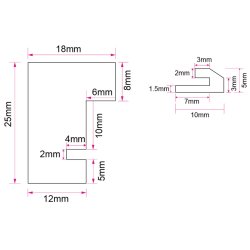 Marigold - Valn�d - Passepartout - 15x20 Cm / 10x15 Cm