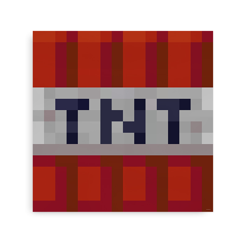 Minecraft Plakat - TNT 