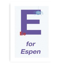 Forbogstav Navneplakat Til Drenge