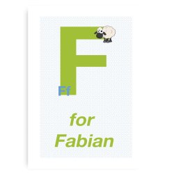 Forbogstav Navneplakat Til Drenge