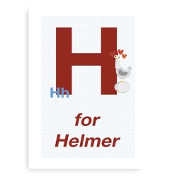 Forbogstav Navneplakat Til Drenge