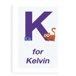 Forbogstav Navneplakat Til Drenge