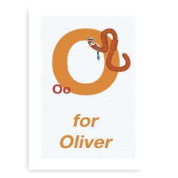 Forbogstav Navneplakat Til Drenge