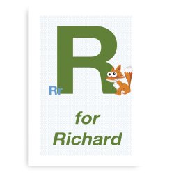 Forbogstav Navneplakat Til Drenge