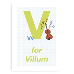 Forbogstav Navneplakat Til Drenge