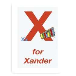 Forbogstav Navneplakat Til Drenge