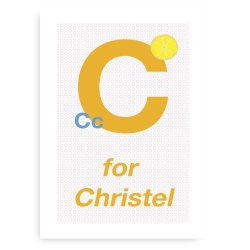 Forbogstav Navneplakat Til Piger