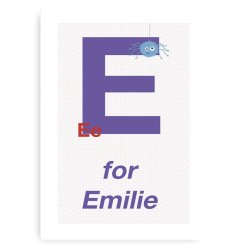 Forbogstav Navneplakat Til Piger