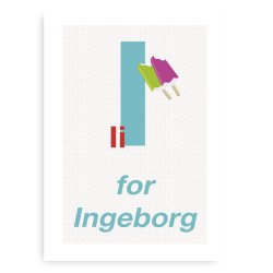 Forbogstav Navneplakat Til Piger