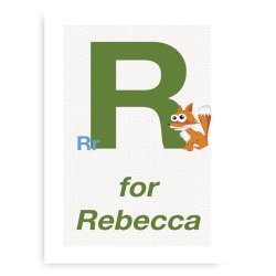 Forbogstav Navneplakat Til Piger