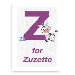 Forbogstav Navneplakat Til Piger