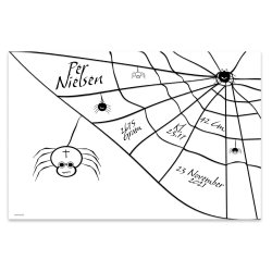 Edderkop - Navneplakat