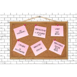 Opslagstavle - Navneplakat