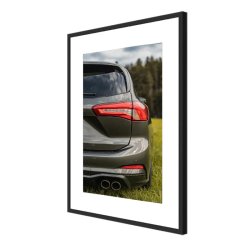 Ramme -  Passepartout - Victoria Wood Rustic - Sort - 12x18 mm - 13x18/9x12 Cm.