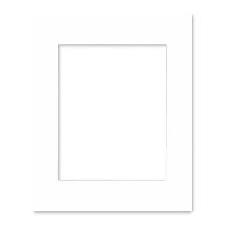 Passepartout Hvid - Ramme Ml 30x45 cm - Billede Ml 24x30 cm