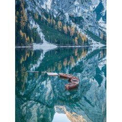 Passepartout Sort - Ramme Ml 13x18 cm - Billede Ml 9x12 cm