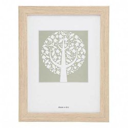 Passepartout Sort - Ramme Ml 13x18 cm - Billede Ml 9x12 cm