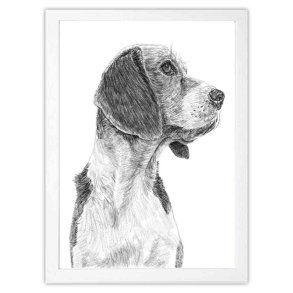 Ramme Tr - by ADJ - Nr. 2020 - Hvid - 20x25 Cm - Reflexfrit Glas