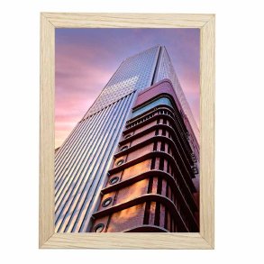 Ramme Tr - by ADJ - Nr. 2030 - Lys Eg - 24x30 Cm - Reflexfrit Glas