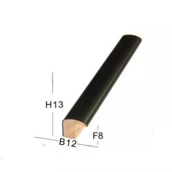 Snejbjerg Nr. 417 18x24 Cm. Mat Sort Ramme "Usynlig glas"