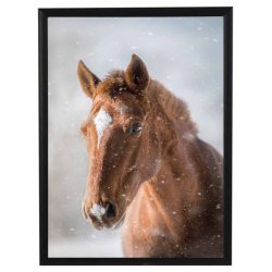 Ramme Alu Mat Sort 24x30 Cm.