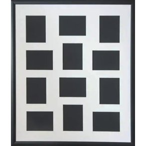 Collage Ramme - Snejbjerg - 50x60 Cm. - 12x 9x12 Cm. - Refleksfrit glas