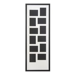 Collage Ramme - Med Navn - Snejbjerg - 30,5x90 Cm. - 12x 9x12 Cm. 