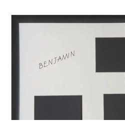 Collage Ramme - Med Navn - Snejbjerg - 58,5x58,5 Cm. - 9x12/18x24 Cm. 