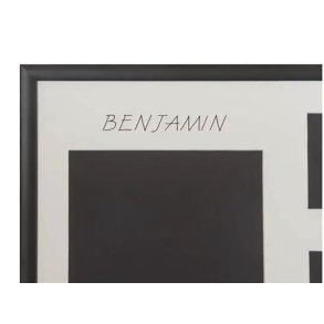 Collage Ramme - Med Navn - Snejbjerg - 36x121 Cm. - 12x12/24x24 Cm. 