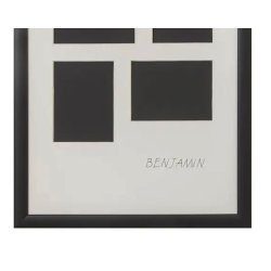 Collage Ramme - Med Navn - Snejbjerg - 30,5x90 Cm. - 12x 9x12 Cm. 