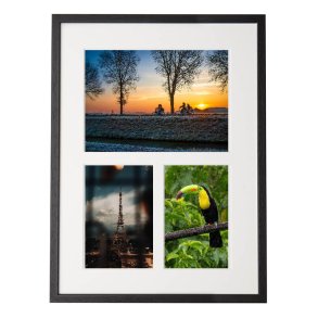 Collage Ramme - ADJ Victoria Rustic - Sort 10x15/15x21 Cm.