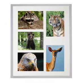 Collage Ramme - ADJ Victoria Rustic - Hvid - 5x 13x18 Cm.