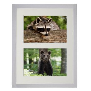 Collage Ramme - ADJ Victoria Rustic - Hvid - 2x 13x18 Cm.